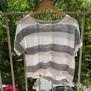 Madewell boxy fit striped tee